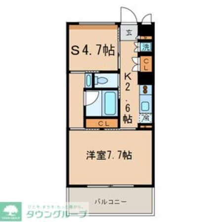 Kエリタージュの物件間取画像